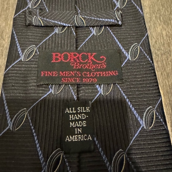 J.Z.Richards Black 100% Silk Tie Hand Made In America Cool Pattern Dapper Formal - Picture 3 of 5